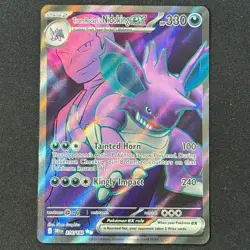 Team Rocket's Nidoking Ex 216/182 Ultra Rare SV10 Destined Rivals NM/M Pokemon - Image 1