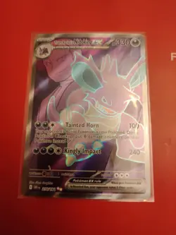 2025 Pokemon SV Destined Rivals DRI EN Team Rocket's Nidoking ex #216/182 NM/M - Image 3