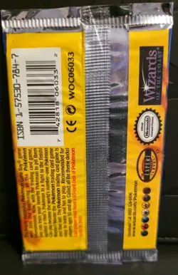 SEALED Pokemon Base Set Booster Pack WOTC 1999 English - Image 3
