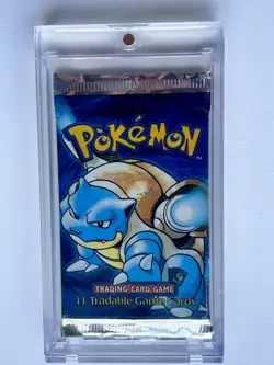 1999 Pokemon Base Basic Set SHADOWLESS BLASTOISE Booster Pack Sealed WOTC 9781575306032 - Image 1