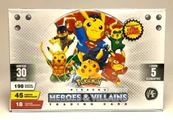 12 BOXES - POKEMON PIKACHU COSPLAY 2 HEROES & VILLAINS Cards 360 Sealed Pack - Image 2