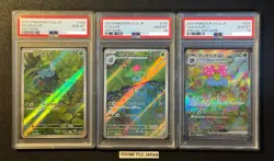 PSA 10 Venusaur Bulbasaur Ivysaur 166 167 200/165 Set Pokemon Card 151 Japanese - Image 1