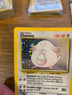 Chansey (3/102) Holo Base Set Pokemon Card! FAST & FREE P&P! - Image 4