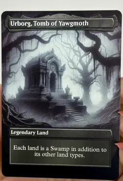 Urborg, Tomb Of Yawgmoth Proxy Card with Custom designed art - Image 1