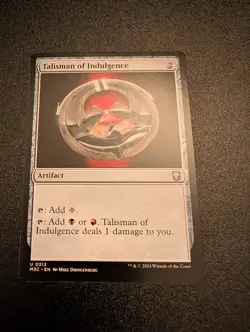 Talisman of Indulgence Commander: Modern Horizons 3 Regular MTG - Image 1