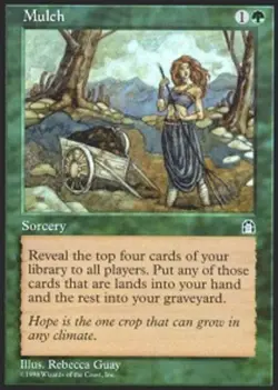 4 x Mulch - Stronghold - NM-Mint - MTG - Image 1