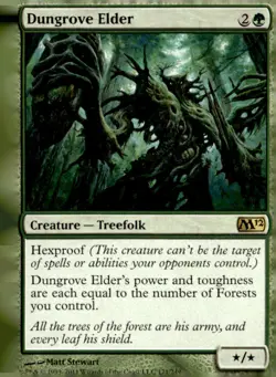 Magic 2012 (M12) #171 Dungrove Elder - Image 1