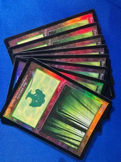 1x FOIL INVASION FOREST x1 347 348 349 350 Basic Land MtG Magic fast shipping - Image 2