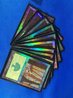 1x FOIL INVASION FOREST x1 347 348 349 350 Basic Land MtG Magic fast shipping - Image 3