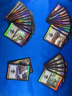 1x FOIL INVASION SWAMP x1 339 340 341 342 Basic Land MtG Magic fast shipping - Image 1