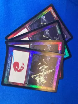 1x FOIL ODYSSEY MOUNTAIN x1 343 344 345 346 Basic Land MtG Magic fast shipping - Image 2