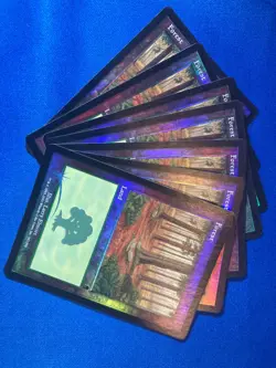 1x FOIL ODYSSEY FOREST x1 347 348 349 350 Basic Land MtG Magic fast shipping - Image 2