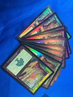 1x FOIL ODYSSEY FOREST x1 347 348 349 350 Basic Land MtG Magic fast shipping - Image 4
