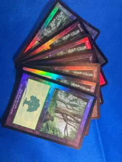 1x FOIL ODYSSEY FOREST x1 347 348 349 350 Basic Land MtG Magic fast shipping - Image 5