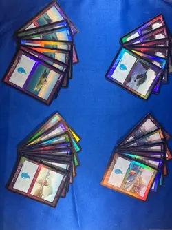 1x FOIL ODYSSEY ISLAND x1 335 336 337 338 Basic Land MtG Magic fast shipping - Image 1