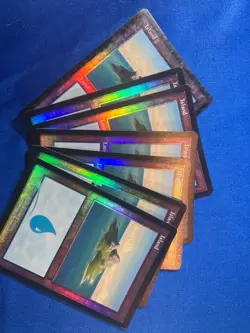 1x FOIL ODYSSEY ISLAND x1 335 336 337 338 Basic Land MtG Magic fast shipping - Image 4