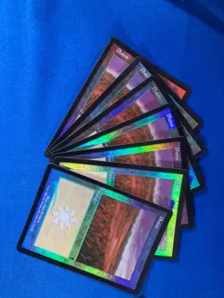 1x FOIL ODYSSEY PLAINS x1 331 332 333 334 Basic Land MtG Magic fast shipping - Image 2