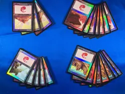 1x FOIL ONSLAUGHT MOUNTAIN x1 343 344 345 346 Basic Land MtG Magic fast shipping - Image 1