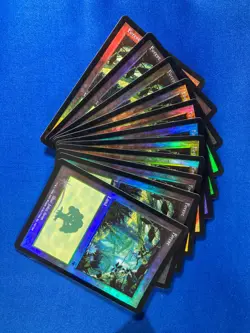 1x FOIL ONSLAUGHT FOREST x1 347 348 349 350 Basic Land MtG Magic fast shipping - Image 2