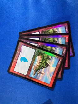 1x FOIL ONSLAUGHT ISLAND x1 335 336 337 338 Basic Land MtG Magic fast shipping - Image 2