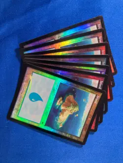 1x FOIL ONSLAUGHT ISLAND x1 335 336 337 338 Basic Land MtG Magic fast shipping - Image 4