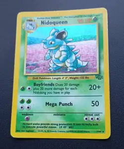 PoKeMoN POKEMON CARD Nidoqueen Jungle Set RARE HOLO 7/64 - Image 1