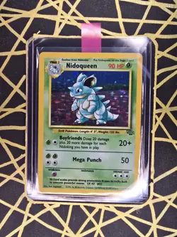 🔥 Nidoqueen 7/64 🔥 Original Holo Rare Jungle Set Pokemon Card WOTC TCG 1999 - Image 2