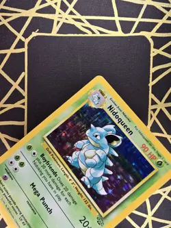 🔥 Nidoqueen 7/64 🔥 Original Holo Rare Jungle Set Pokemon Card WOTC TCG 1999 - Image 5