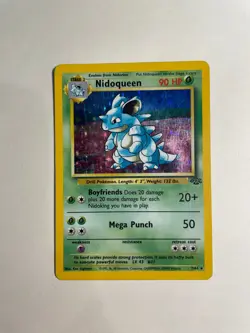 Pokemon Jungle - Nidoqueen 7/64 MP WoTC HOLO Card Fossil / Base Set / 1999 Rare - Image 1