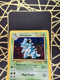 🔥 Nidoqueen 7/64 🔥 Original Holo Rare Jungle Set Pokemon Card WOTC TCG 1999 - Image 4