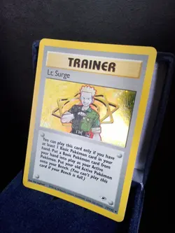 Pokemon TCG Lt. Surge 17/132 Gym Challenge Holo English Near Mint Vintage 2000 - Image 2