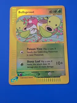 Bellsprout 68/147 Aquapolis 2002 Reverse Holo e-Series Pokemon Card TCG - Image 1