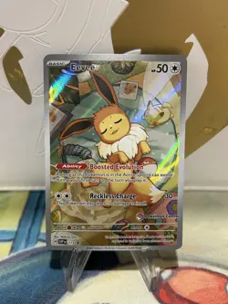 Eevee SVP173 Pokemon Scarlet & Violet Promo Pokemon Center Illustration Rare NM - Image 1