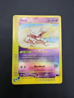 Pokemon TCG - Abra - 46/144 - Common Reverse Holo - Skyridge NM - Image 1