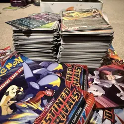 Pokemon Destined Rivals 36 packs of bulk cards, common, uncommon, hollow, and EX - Image 3