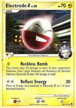 4x Lightly Played Electrode G - 39/111 - Uncommon Pokemon Rising Rivals - Image 1