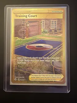 Pokemon Training Court 282/264 Fusion Strike Secret Rare Gold Trainer NM - Image 1