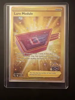 Pokemon Lure Module 088/078 Pokemon GO Secret Rare Gold Trainer NM - Image 1