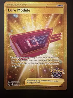 Pokemon Lure Module 088/078 Pokemon GO Secret Rare Gold Trainer NM - Image 3