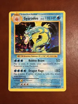 Pokemon TCG XY Evolutions Gyarados Holo Rare Card 34/108 NEAR MINT - Image 1