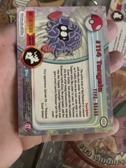 Topps Pokemon TV Animation Series Blue Logo #114 Tangela 1st Edition Mint holo - Image 2