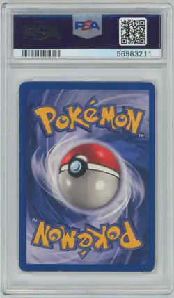 1999 Pokemon Jungle Butterfree #33 “d” Edition Error - PSA 7 NM - Image 2