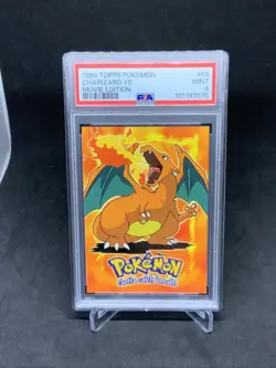 1999 Topps Pokemon Charizard #6 Movie Edition Psa 9 - Image 1