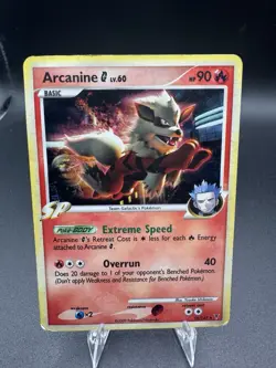 Pokemon TCG - ARCANINE G #15 - HOLO RARE - PLATINUM SUPREME VICTORS 2009 - DMG - Image 1
