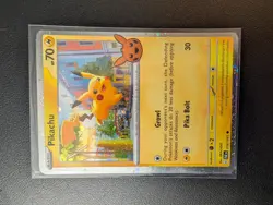 Pikachu 018/091 Pokemon Trick or Trade BOOster 2024 - (Cosmos Holo) NM - Image 1