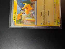 Pikachu 018/091 Pokemon Trick or Trade BOOster 2024 - (Cosmos Holo) NM - Image 3