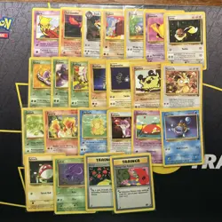 Complete Team Rocket Common Set -WOTC Pokemon Cards- NM/LP 25 Cards - Image 1