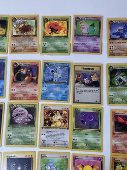 1st Edition Pokemon TCG Team Rocket Set of 45 Cards NM Charizard Blastoise RARE - Image 4