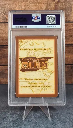 1999 One Piece Carddass Hyper Battle First Stage Luffy C01 Foil PSA 9 "Rookie" - Image 2