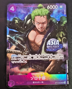 One Piece card Zoro-juurou ST18-004 Asia Exclusive Treasure Chest Vol.1 Promo - Image 1